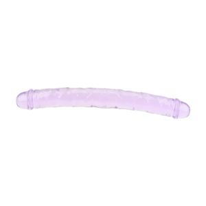 Dildo doppia estremità trasparente 30 cm Loving Joy